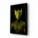 Darko Yellow Glass Wall Art.