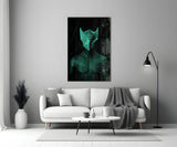 Darko Green Glass Wall Art.