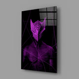 Darko Violet Glass Wall Art.