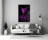 Darko Violet Glass Wall Art.