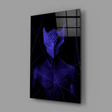 Darko Purple Glass Wall Art.