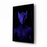 Darko Purple Glass Wall Art.