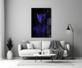 Darko Purple Glass Wall Art.