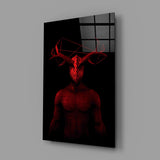 Donnie Red Glass Wall Art.