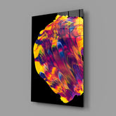 Dance of Colors Glass Wall Art.