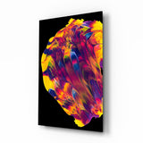Dance of Colors Glass Wall Art.