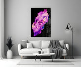 Abstract Purple Glass Wall Art.