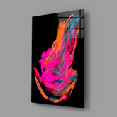 Colorful Winged Glass Wall Art.