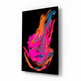 Colorful Winged Glass Wall Art.