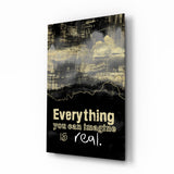 Words Glass Wall Art.