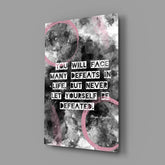 Angelou Words Glass Wall Art.