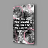 Angelou Words Glass Wall Art.