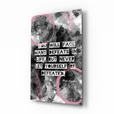 Angelou Words Glass Wall Art.