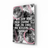 Angelou Words Glass Wall Art.