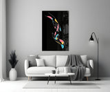 Abstract Colorful Hands Glass Wall Art.