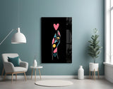 Abstract Colorful Hand Glass Wall Art.