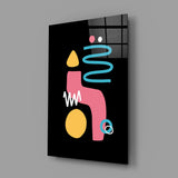 Candle-Like Glass Wall Art.