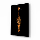 Giraffe Glass Wall Art.