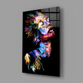 Effect Woman Glass Wall Art.