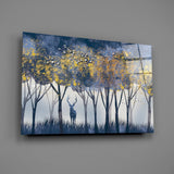 Lonely Deer Glass Wall Art.