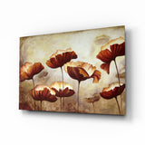 Poppy Glass Wall Art.