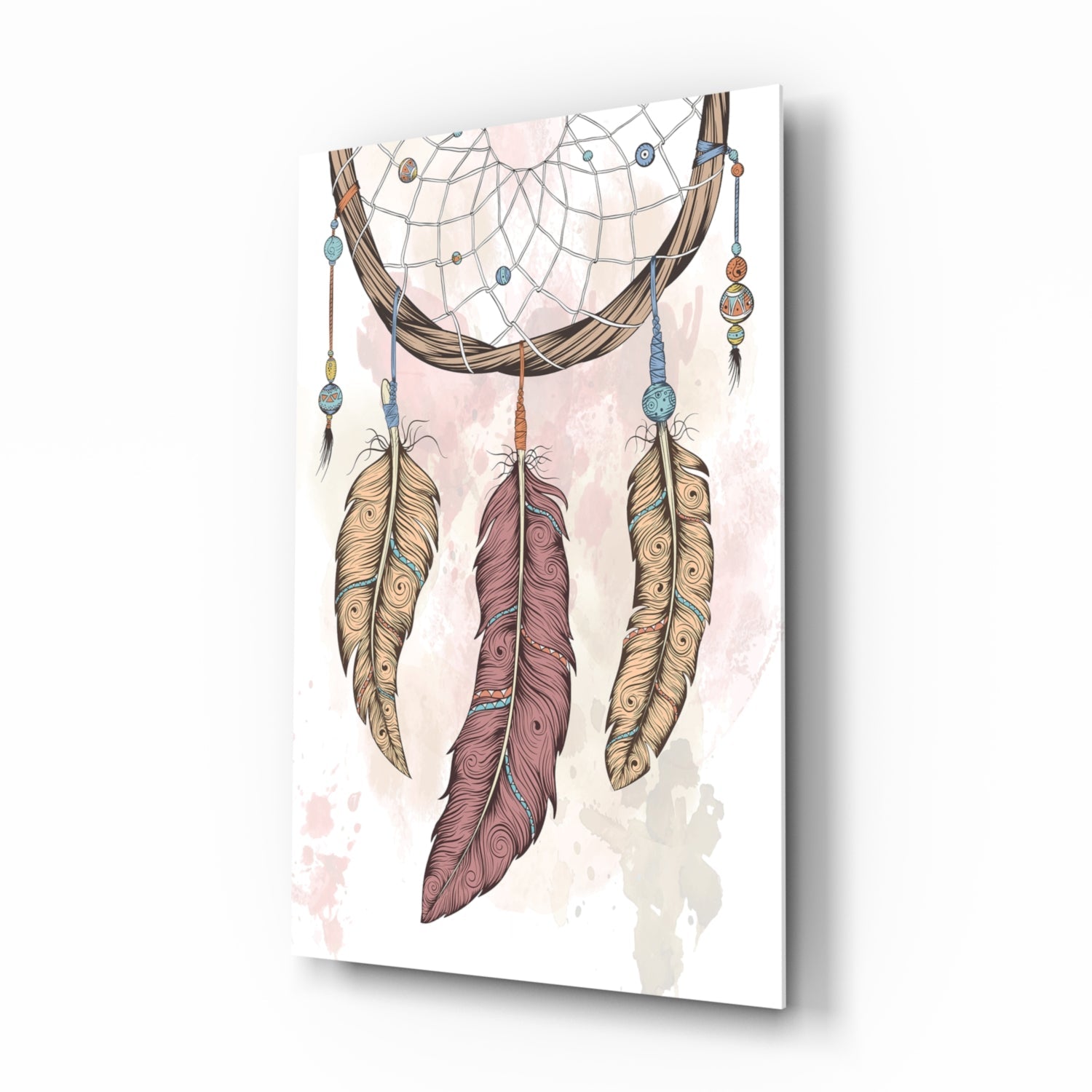 Dreamcatcher Glass Wall Art.