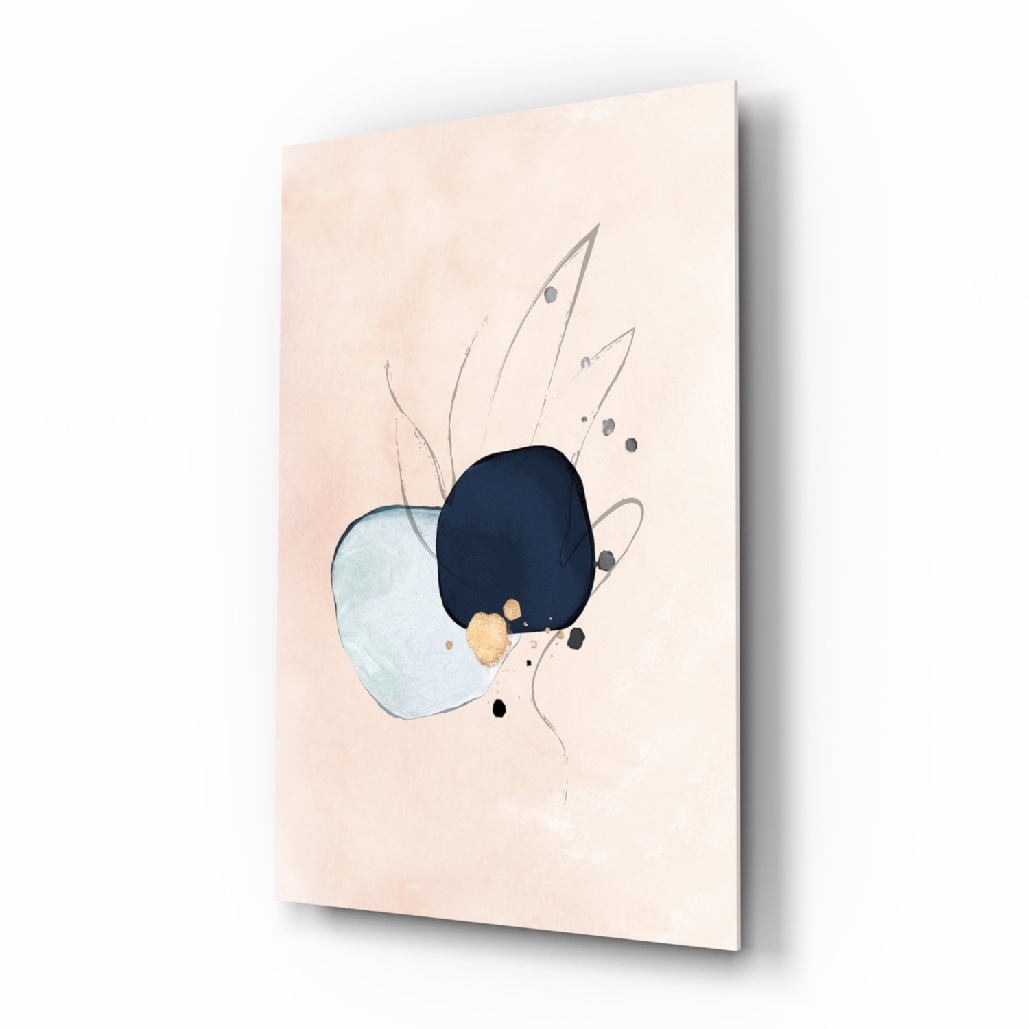 Abstract Hand Glass Wall Art.