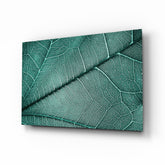 Leaf Texture Glass Wall Art.