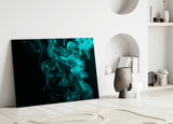 Green Smoke Glass Wall Art.