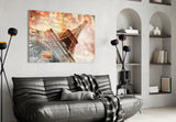Eiffel Glass Wall Art.