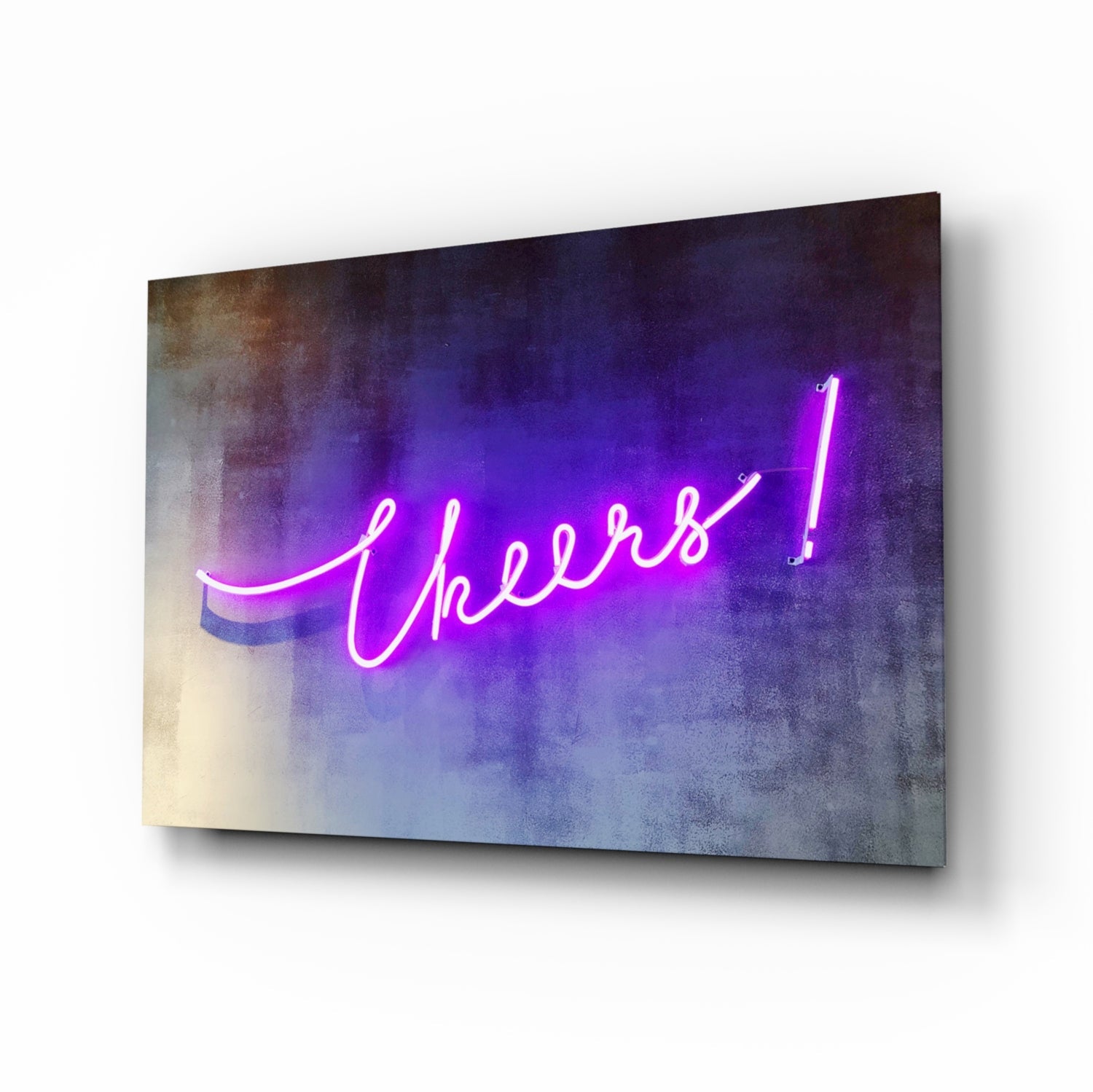 Cheers Glass Wall Art.