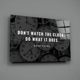 Famous Words Glass Wall Art.