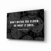 Famous Words Glass Wall Art.