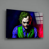 Joker Glass Wall Art.