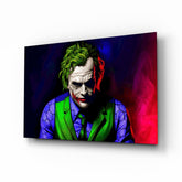 Joker Glass Wall Art.