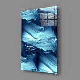 Blue Serenity Glass Wall Art.
