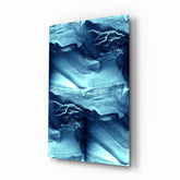Blue Serenity Glass Wall Art.