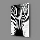 Zebra Glass Wall Art.