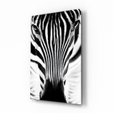 Zebra Glass Wall Art.