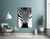 Zebra Glass Wall Art.