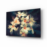 Flowers Glass Wall Art.