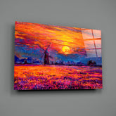 Sunset Glass Wall Art.