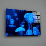 Jellyfish Glass Wall Art.