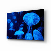 Jellyfish Glass Wall Art.