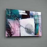 Abstract Texture Glass Wall Art.