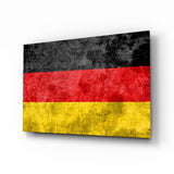 German Flag Glass Wall Art.