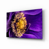 Yellow Flower Glass Wall Art.