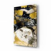 Dance of Yellow Glass Wall Art.