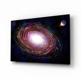 Milky Way Glass Wall Art.