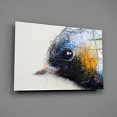 Tiny Bird Glass Wall Art.